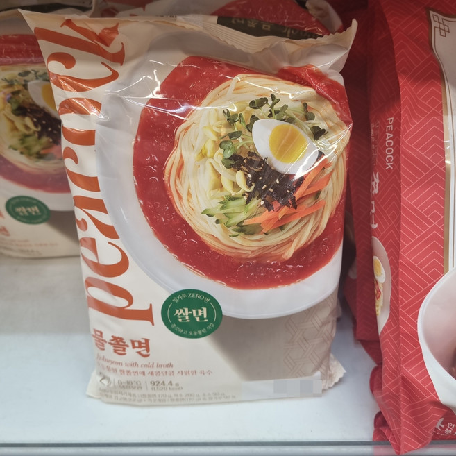 피코크 물쫄면 냉장 보관 식품, 4개, 924.4g