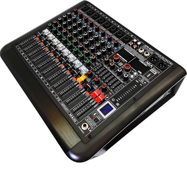 파워드믹서 APM-800BT 앰프내장 전문가용 USB/블루투스/MP3 HLSM