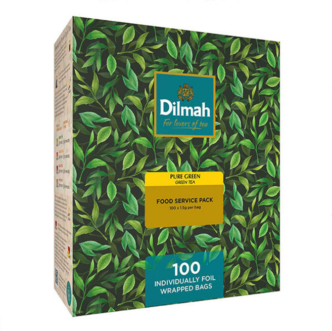 딜마 Dilmah FOIL ENV TBAG PURE GREEN (100 x 1.5g)