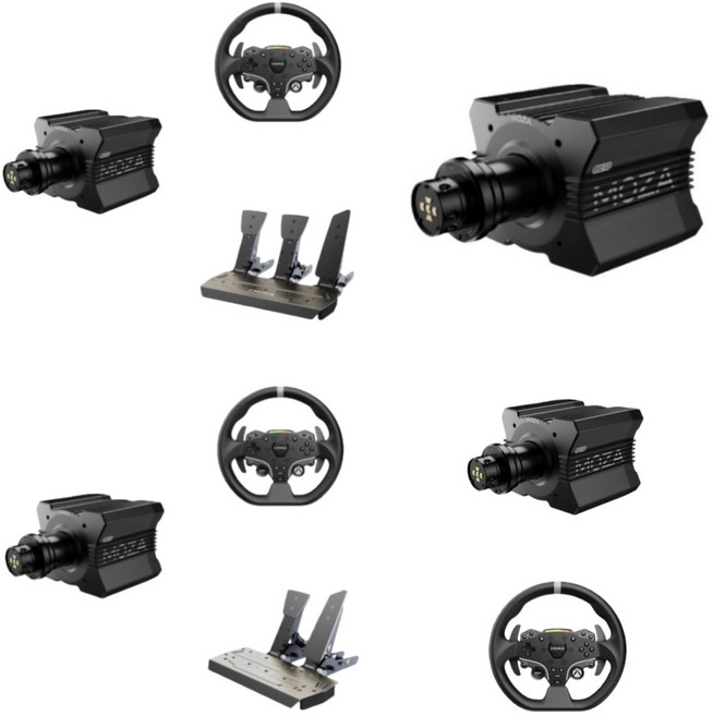 MOZA R12 V2 시뮬레이터 레이싱훨 게임 핸들 운전게임 전용 트루펙트신상, R12V2(ESX휠+베이스부품)