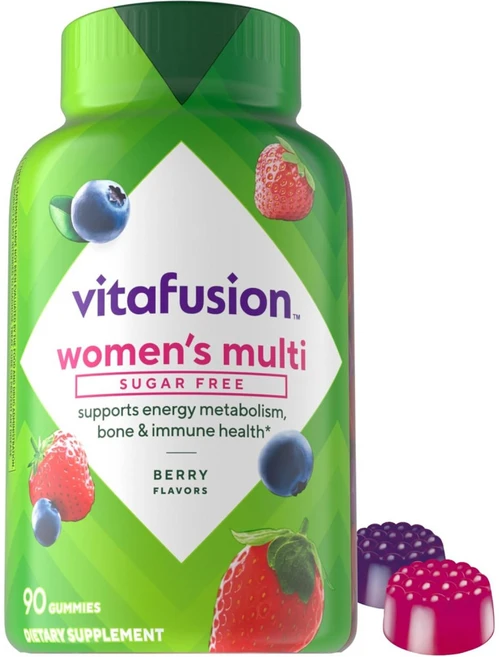 비타퓨전 종합 비타민 보충제 여성용 무설탕 성인 젤리 비타민 90개, 1개, 90정 - 쿠팡
