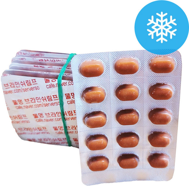 물멍 냉동 브라인쉬림프 알약형 150알 / 냉브 냉동 브라인슈림프, 57g, 1개, 냉동 브라인쉬림프 1세트 (150알)