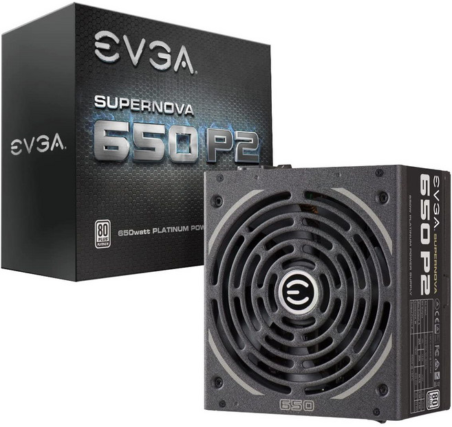 EVGA 80+ 플래티넘 슈퍼노바 P2 650W 파워서플라이 풀모듈러