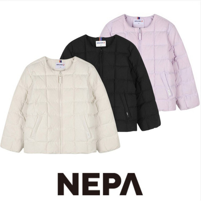 [백화점발송] 네파키즈 경량 패딩 덕다운 보온 겨울 여아 남아 주니어 운동 스포츠 외출