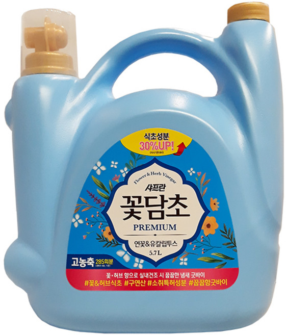 샤프란 꽃담초 연꽃 유칼립투스 코스트코 고농축 대용량 섬유유연제 리필, 5.7L, 1개