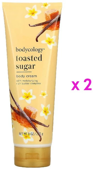 바디콜로지 토스티드 슈거 바디 크림 227g 2개 - 쿠팡