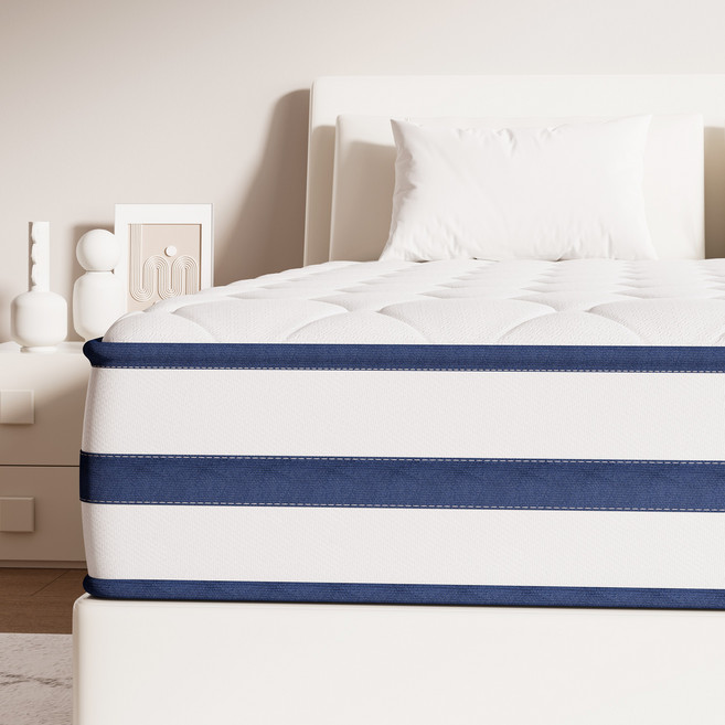 KURUA 매트리스 침대 두께 포켓스프링 롤팩 침대 바닥 매트리스, 20cm, 중간 단단함