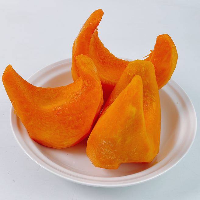 푸른마을 전북 무주 국내산 손질 늙은호박 급냉, 1박스, 늙은호박 (손질) 1kg