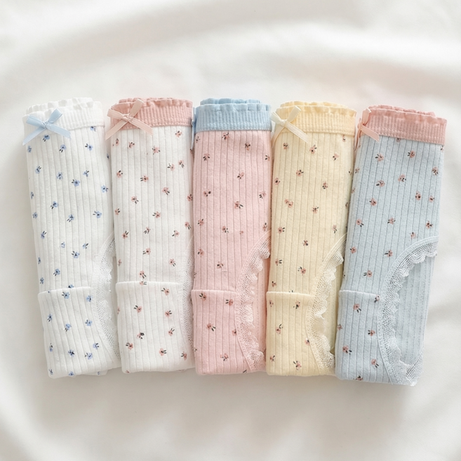 슈나온 청소년 순면 안감 데일리 팬티 5종 세트