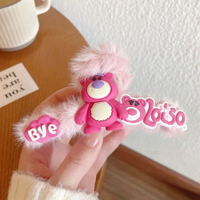 毛絨鯊魚夾 髮夾