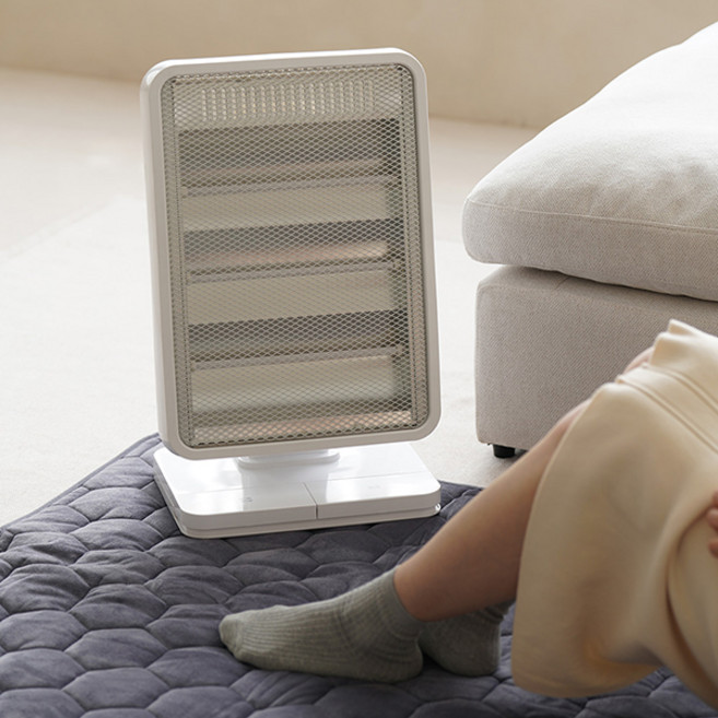 휴앤봇 전기 발난로 소형 스토브 HNB-3Q1200W 석영관 미니 가정용 사무실 히터