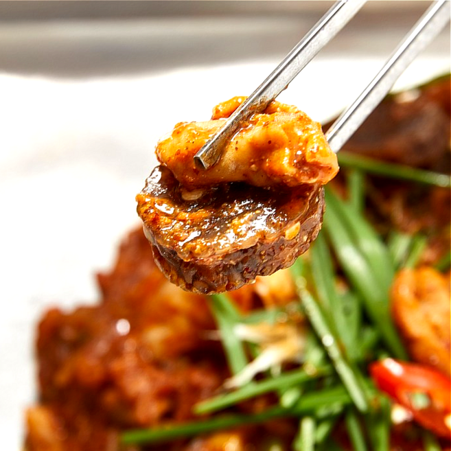 맛보장 매콤 신림동 백순대 밀키트 야채 순대 곱창 볶음 밀키트 3인분 돼지 순대보감 야식 집에서 홈파티 집들이 음식 요리 추천 남편 생일 한식 전국 맛집 택배, 1개