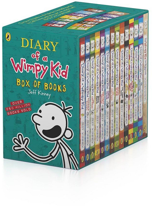 Diary of a Wimpy Kid Box of Books (1-13) Paperback [paperback], Diary of a Wimpy Kid Box of Bo