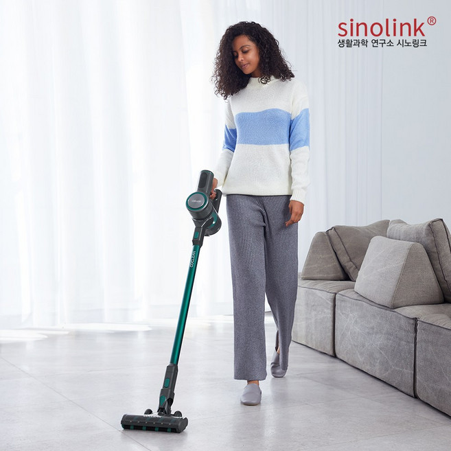 시노링크 V30 프로 무선 청소기 BLDC LED 디스플레이