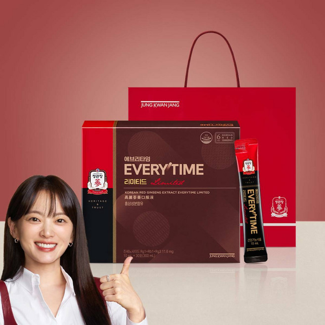 에브리타임 홍삼정 리미티드 30p, 300ml, 1개