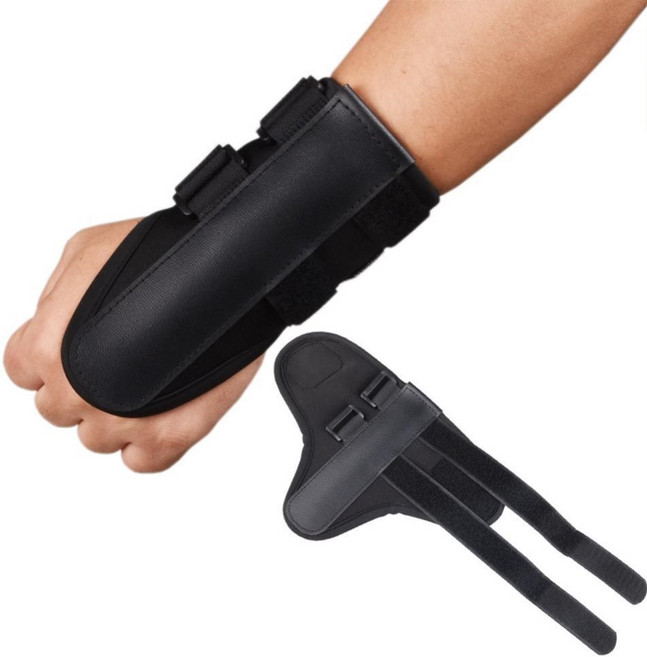 순잠 스포츠 골프 벨크로 손목 코킹 아대 2단, 블랙, 1개