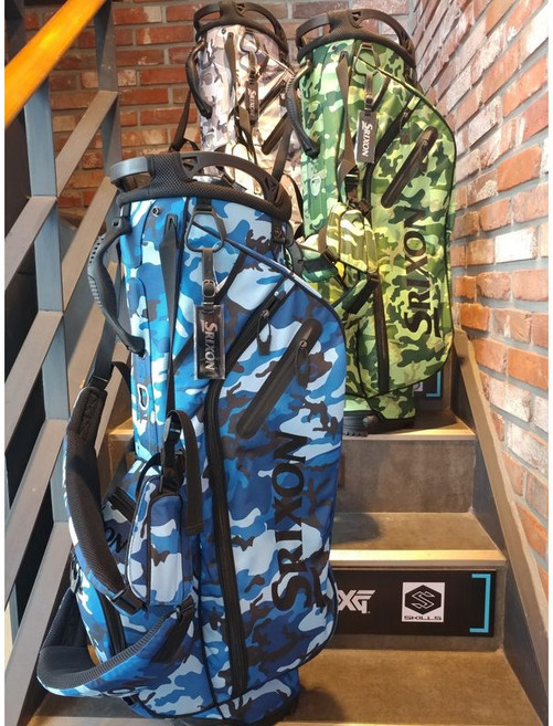 스릭슨 카모스탠드 경량 캐디백, 카모 블루카모, 1개, 카모/블루카모