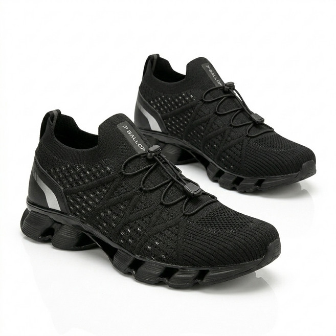 밸롭 스트라이드 V2 남성 운동화 발편한 런닝화(검정)