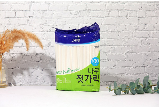 크린랲 이나우스 나무젓가락, 100개입, 1개