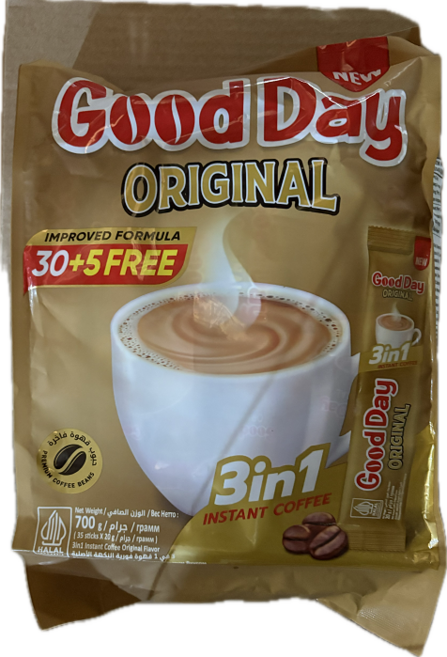 굿데이 커피 오리지날 good day original coffee 인도네시아 indonesia, 1개, 35개입, 20g