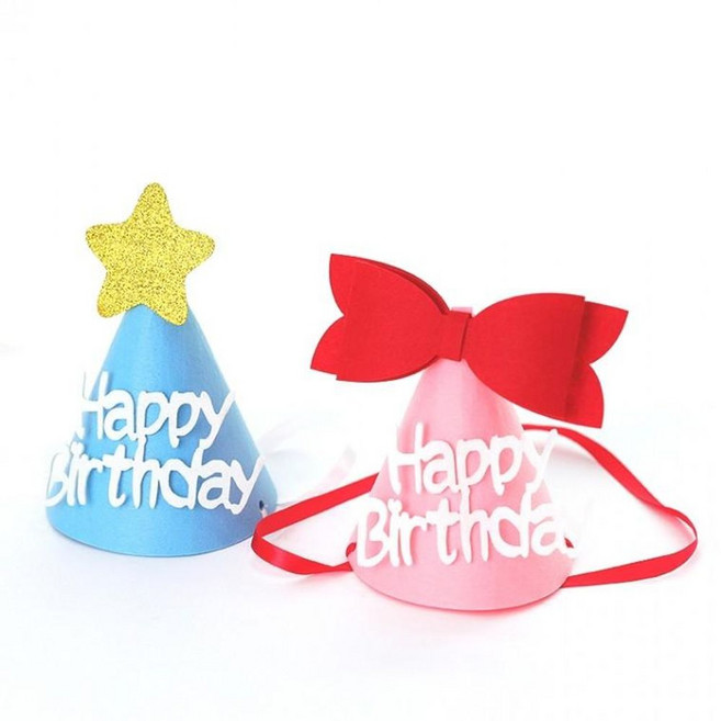 왕리본고깔모자 고깔모자 파티햇 생일파티, 리본 핑크, 리본 핑크