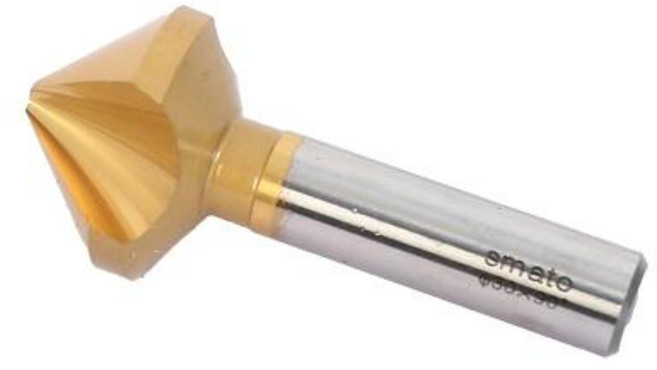 스마토 카운터싱크(3날) 8MM 90˚ TIN-R형-SKH55, 1개