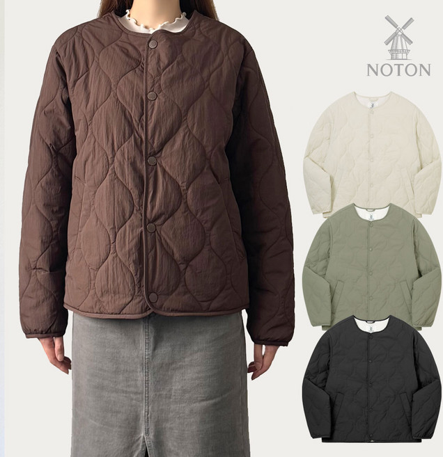노튼 남녀공용 베이직 퀼팅 자켓 NBJP713