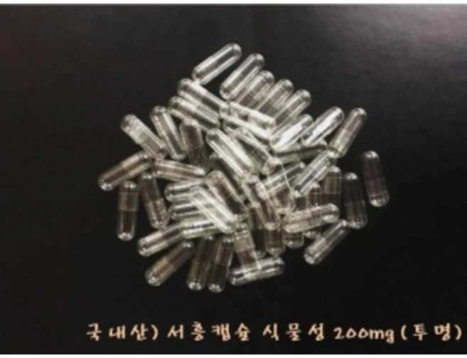 서흥)국내산 공캡슐 식물성(베지캡슐) 200mg 500EA (투명), 1개 - 쿠팡