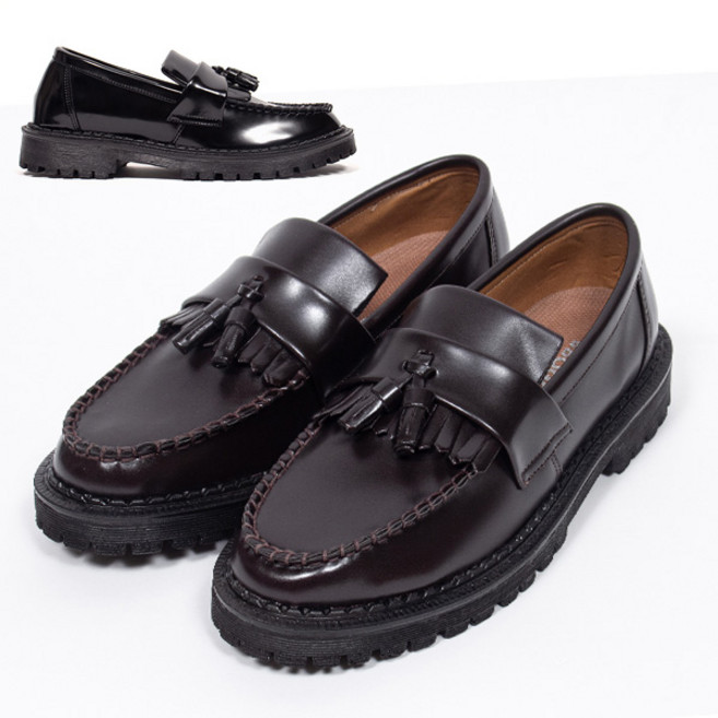 남자테슬로퍼 남성로퍼 캐주얼화 멋진 수제화 3.5cm