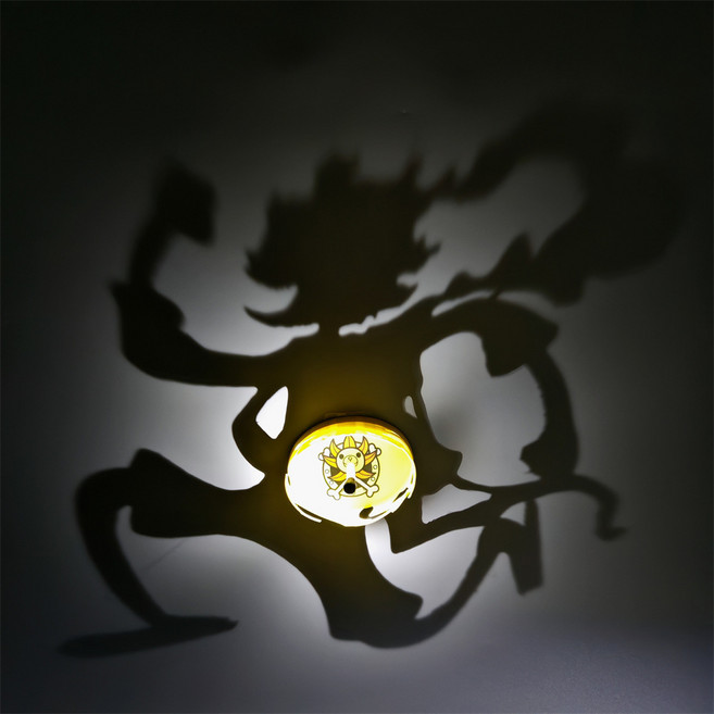 드래곤볼 원피스 괴도키드 그림자 무드등 애니메이션 분위기 조명 인테리어 소품 선물용, 원피스: 루피