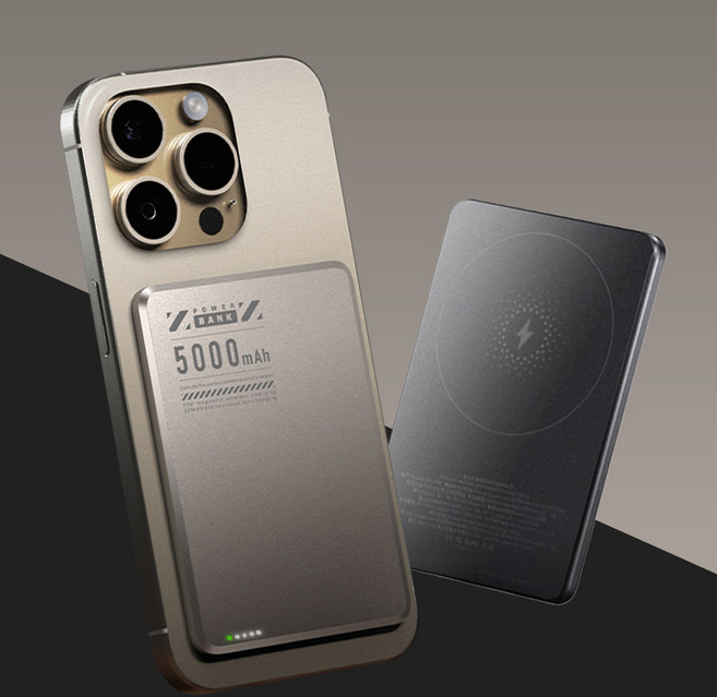 스냅볼트 맥세이프 프리미엄 초경량 슬림 무선보조배터리 5000mAh Air-mini 5K, 스페이스그레이