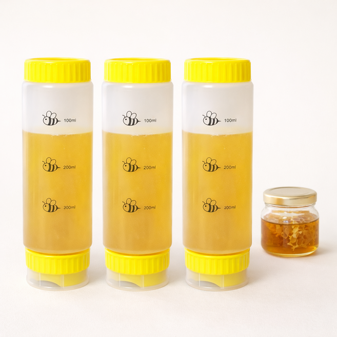 미앤미 거꾸로 쓰는 꿀통, 3개, 350ml