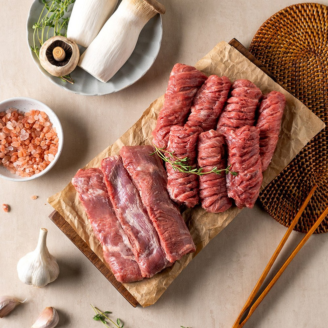 국내산 돼지 갈매기살 300g [냉장] 가로막살 구이용 숯불용 흙향돈한우, 덩어리(10mm이상 두께), 1개