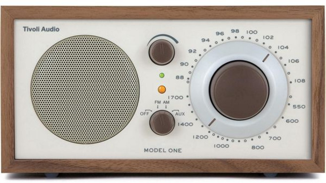 라디오 휴대용 아날로그 감성 클래식 티볼리 오디오 모델 One Amfm 테이블 클래식월넛 2.4Lb, Walnut, Walnut