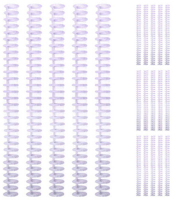 타키타키 라운드형 루즈링 20개, 투명바이올렛 20개
