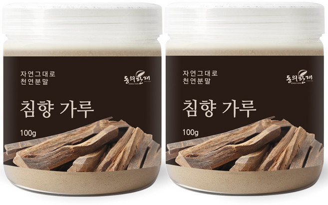 동의한재 프리미엄 침향 가루 분말, 100g, 2개