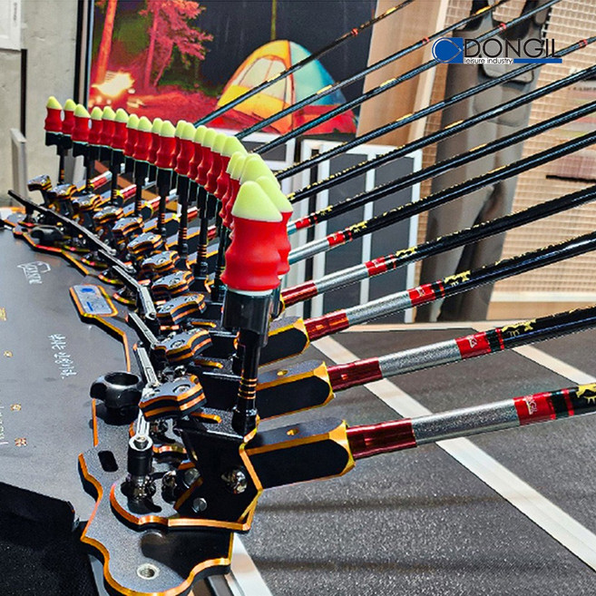 동일레저 크리스탈 받침 민물낚시 좌대 민물받침틀, 알루미늄, 19단, 실버