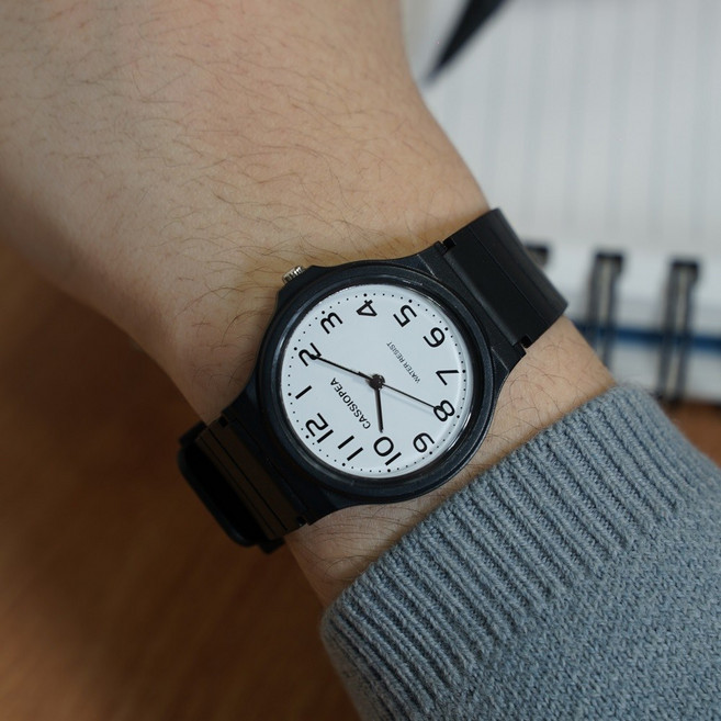 카시오 카시오페아 수능시계 저소음 무소음 학생 시험 아날로그 손목시계