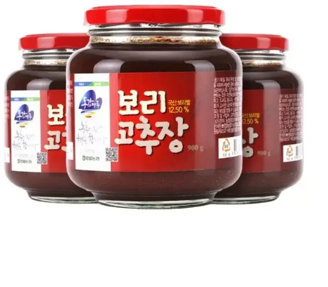 영월농협 동강마루 보리 고추장 900g x 3병 구수한 전통 장류 반찬용 양념장, 1개