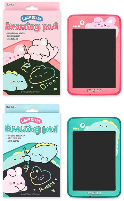 레이지스타 드로잉패드 LCD 메모패드, 2개