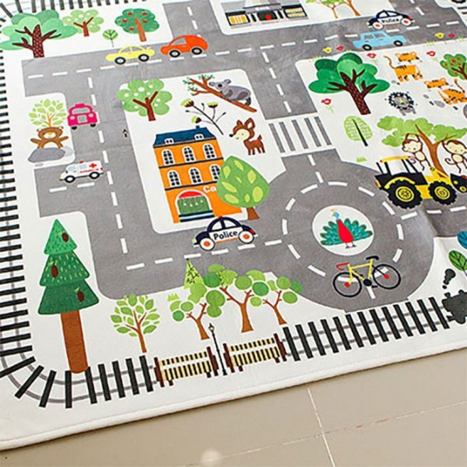 프라이스마켓 아이방러그 자동차 도로매트 키즈러그