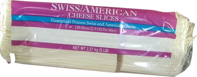 코스트코 커클랜드 스위스 슬라이스 치즈 2.27kg 아이스포장, 1개