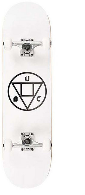 언노운 Classic logo 스텐다드 스케이트보드 31인치, UN Classic logo White, 1개
