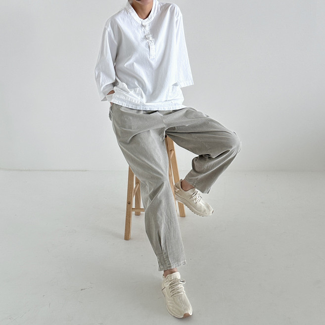 생활한복 개량한복 40수 남녀공용 여름 티바지세트 낱장구매가능 절복 법복 국산원단 자체제작