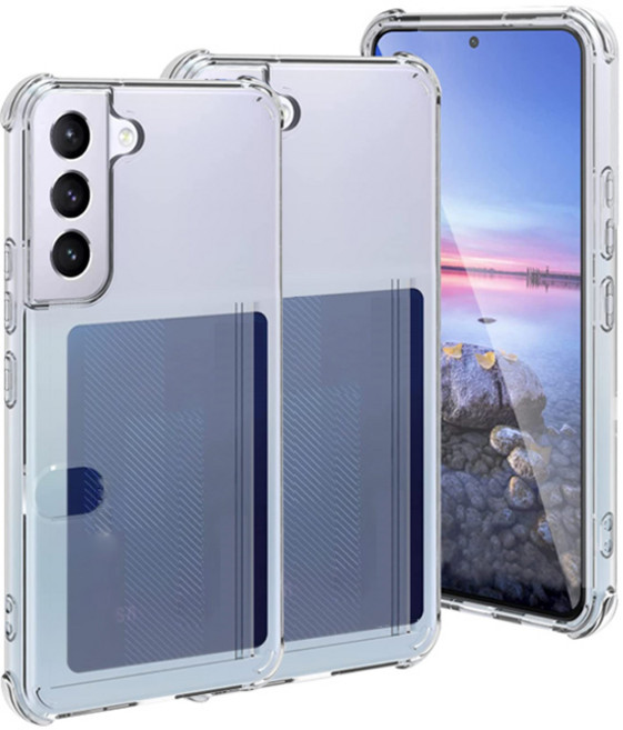 스톤스틸 옆으로 카드 수납 범퍼 젤리 케이스 3p