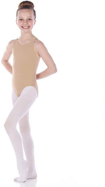 Danzcue 여아용 누드 심리스 속옷 캐미솔 레오타드 조절 가능한 스트랩 포함 누드 T/S