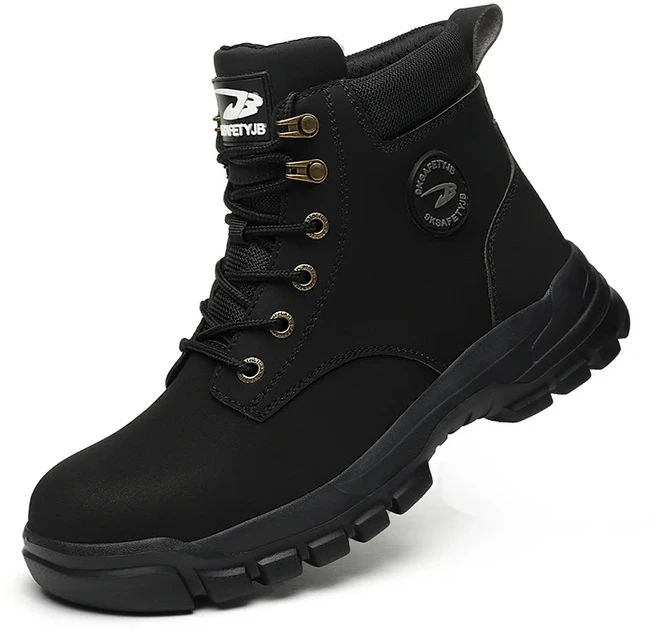 남성 여성을위한 강철 발가락 신발 경량 안티 스매쉬 운동화 불멸의 작업 부츠 건설