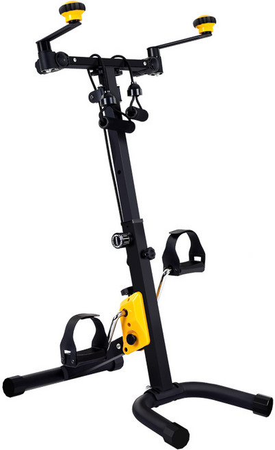 UP 復健腳踏車 上下肢健步機 手足健身車, 黑色