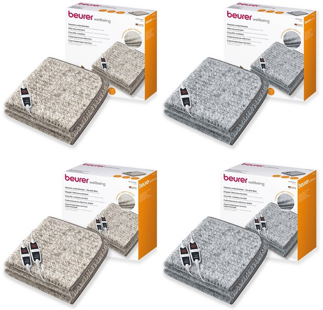 코스트코 보이로 전기요 1인용 2인용 전기장판 싱글 더블 전기매트 워셔블 전기담요 풋워머, 그레이, 1인용(가로 80 x 세로 150 cm)