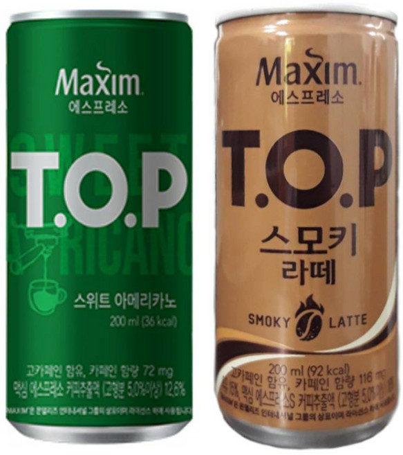 티오피 200mlx36개 스위트아메리카노12개+마스터라떼 12개+스모키라떼 12개, 1개, 200ml